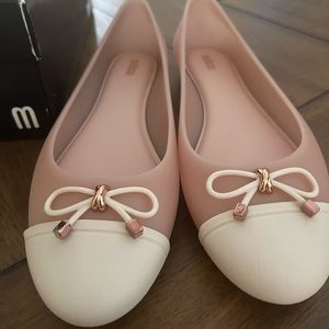NEW Melissa Pink Flats Size 10